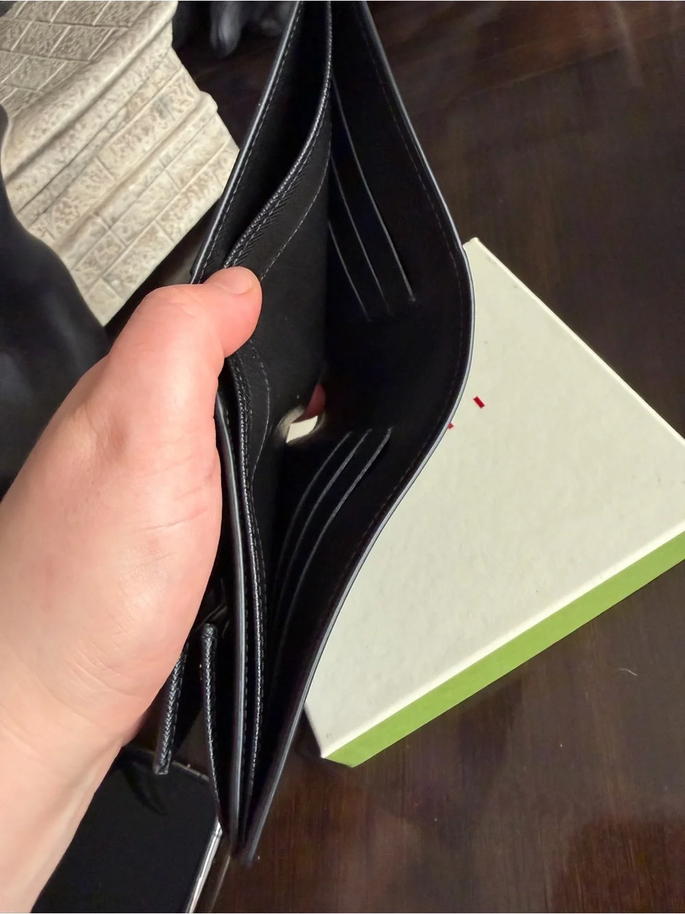 Marni BLACK LEATHER WALLET